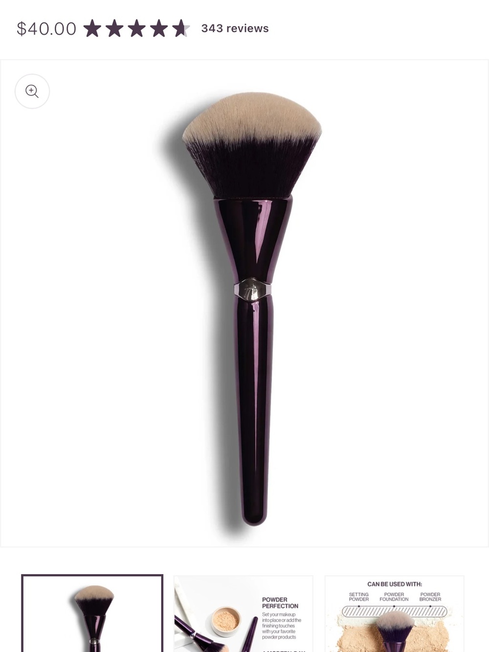 Anisa beauty multi-powder brush